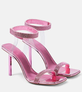 Amina Muaddi Rih crystal-embellished sandals