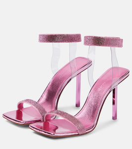 Amina Muaddi Rih crystal-embellished sandals
