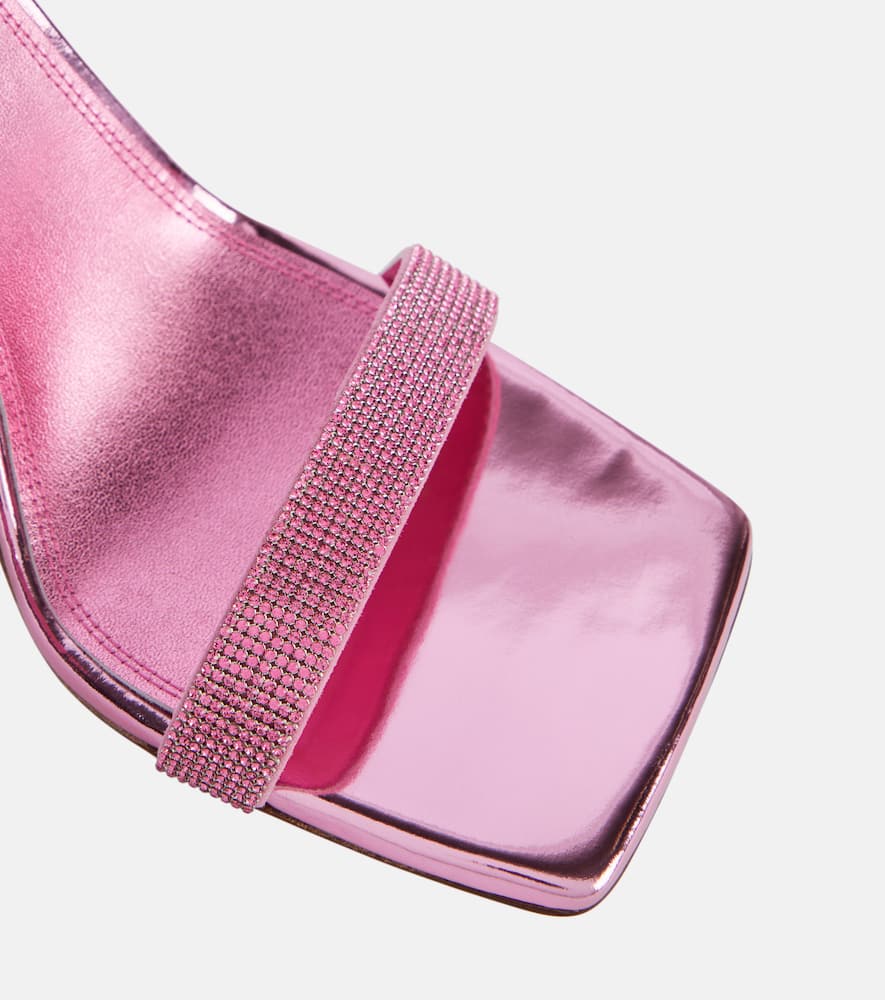 Amina Muaddi Rih crystal-embellished sandals