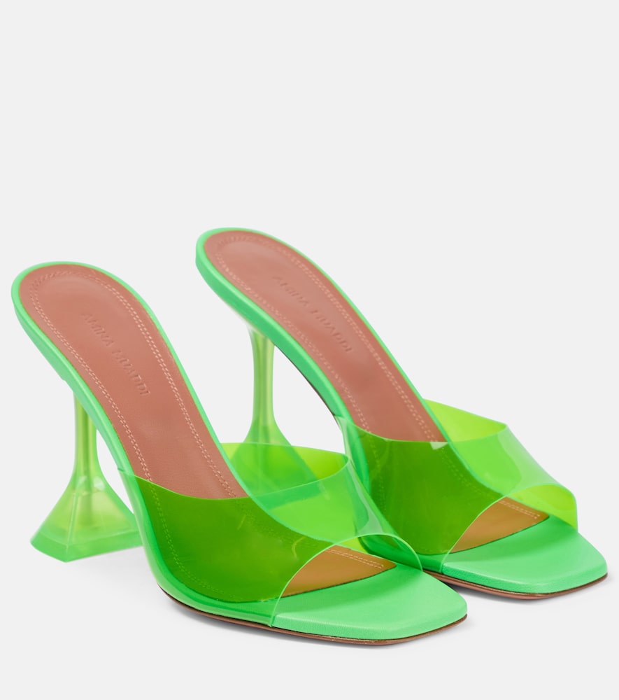 Amina Muaddi Lupita PVC mules - 阿米娜·穆阿迪·卢皮塔 PVC 拖鞋