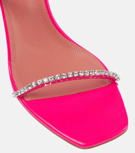 Amina Muaddi Gilda 95 embellished PVC sandals