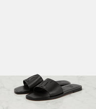 Christian Louboutin CL Mule embossed leather sandals