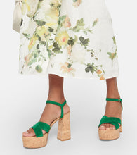 Gianvito Rossi Bebe suede platform sandals