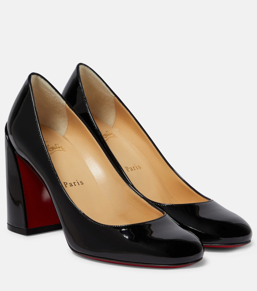 Christian Louboutin Miss Sabina patent leather pumps - Black Mid Heel Pumps