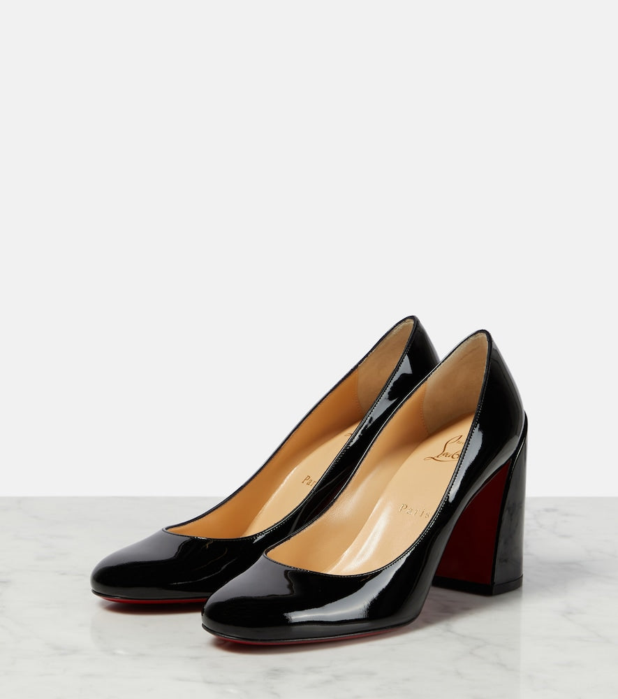 Christian Louboutin Miss Sabina patent leather pumps - Black Mid Heel Pumps