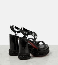 Christian Louboutin Superaclou patent leather platform sandals