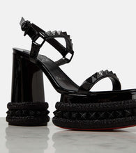 Christian Louboutin Superaclou patent leather platform sandals