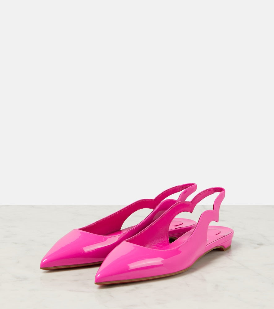 Christian Louboutin Hot Chickita Sling patent leather ballet flats