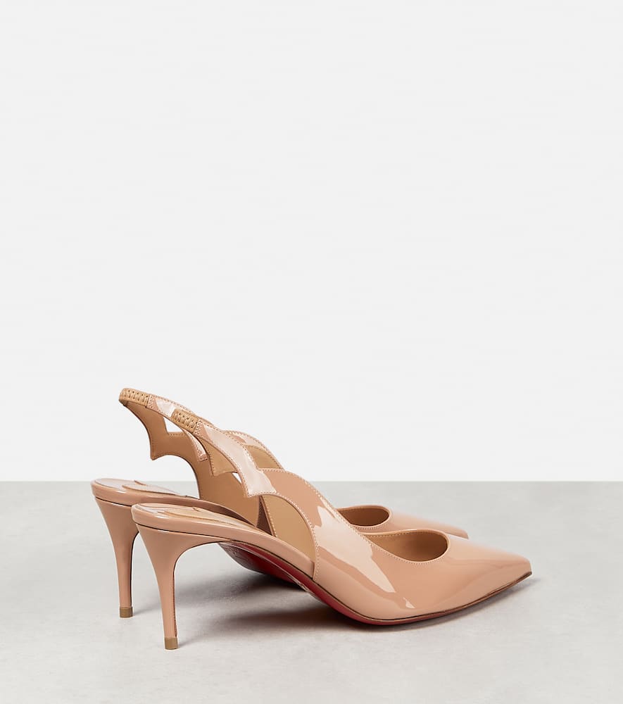 Christian Louboutin Patent leather slingback pumps
