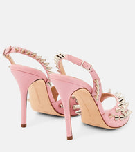 Alessandra Rich Embellished leather sandals