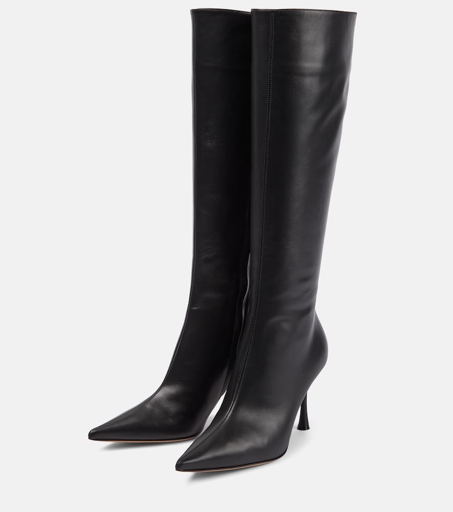 Gianvito Rossi Leather knee-high boots