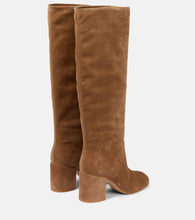 Gianvito Rossi Suede leather knee-high boots