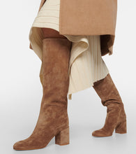 Gianvito Rossi Suede leather knee-high boots