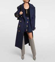 Balmain Ariel monogram knee-high boots