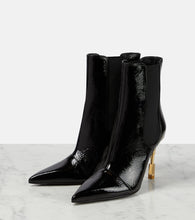 Balmain Patent leather ankle boots