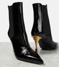 Balmain Patent leather ankle boots