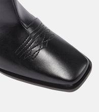 Stella McCartney Embroidered faux leather ankle boots
