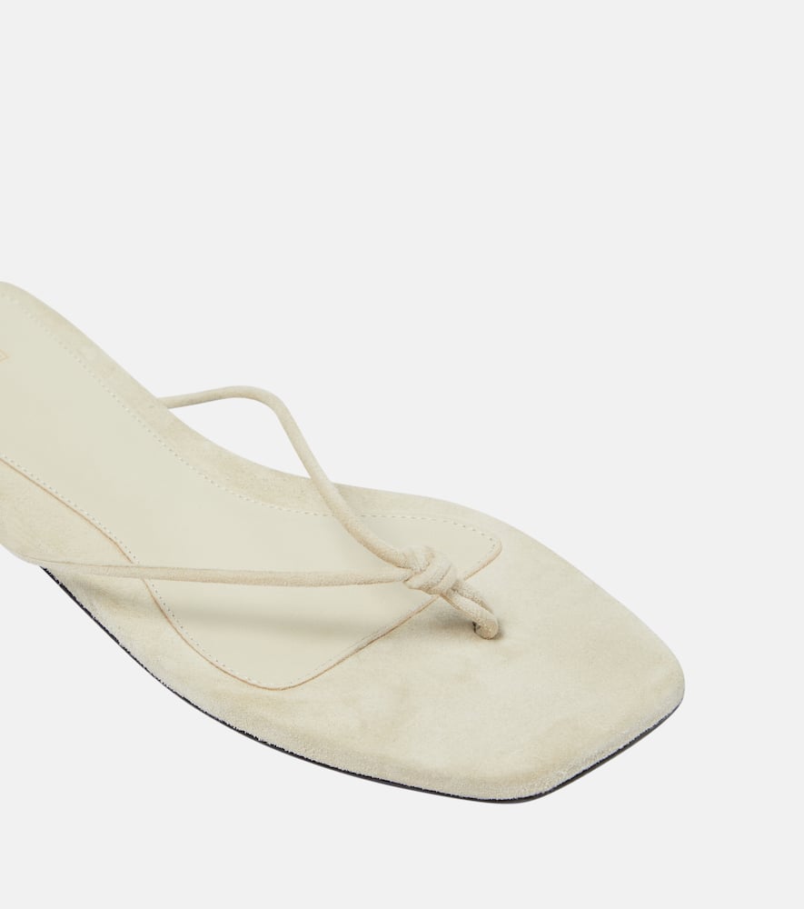 Toteme The Knot suede thong sandals