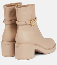 Gianvito Rossi Ribbon Dumont leather ankle boots