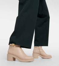 Gianvito Rossi Ribbon Dumont leather ankle boots