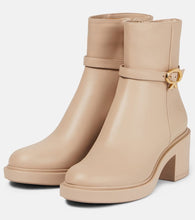 Gianvito Rossi Ribbon Dumont leather ankle boots