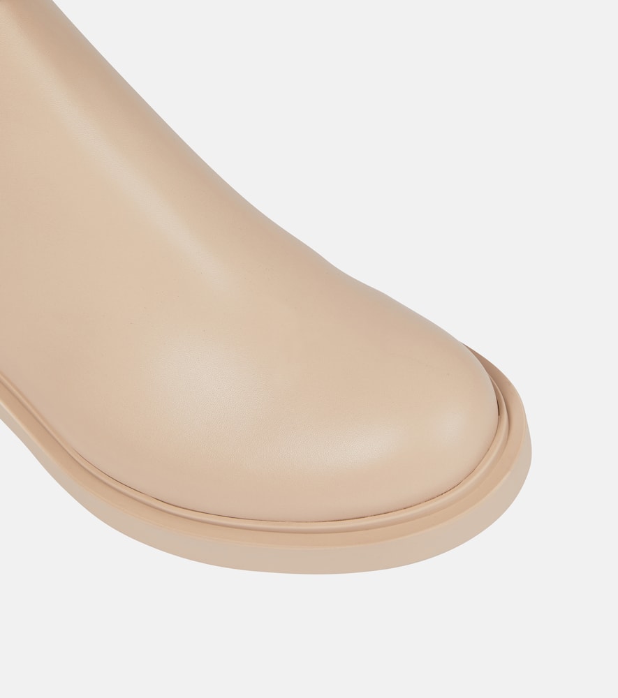 Gianvito Rossi Ribbon Dumont leather ankle boots