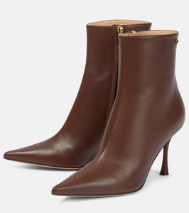 Gianvito Rossi Dunn leather ankle boots