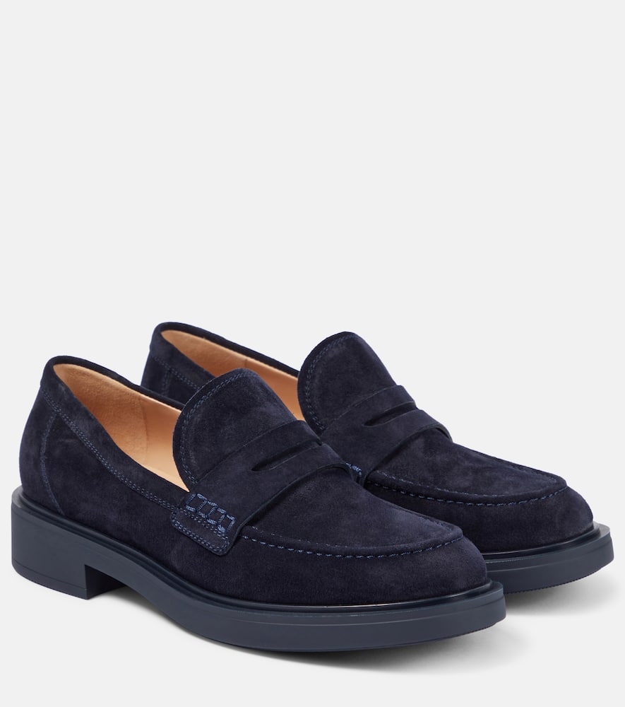 Gianvito Rossi Harris suede loafers