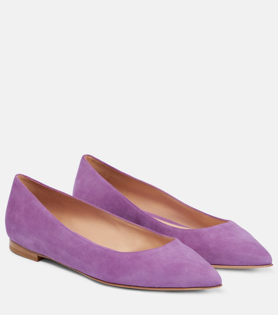 Gianvito Rossi Gianvito suede ballet flats