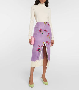 Gianvito Rossi Ribbon 55 suede slingback pumps