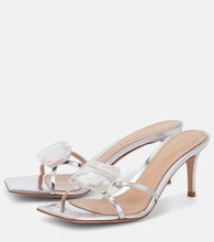 Gianvito Rossi Jaipur embellished leather mules