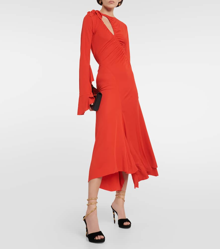 Rene Caovilla Embellished velvet sandals