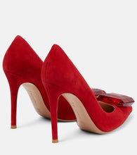 Gianvito Rossi Jaipur 105 embellished suede pumps