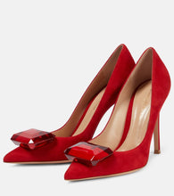 Gianvito Rossi Jaipur 105 embellished suede pumps