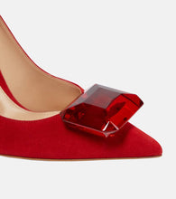 Gianvito Rossi Jaipur 105 embellished suede pumps