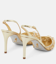 Rene Caovilla Embellished slingback pumps