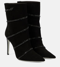 Rene Caovilla Morgana embellished suede boots