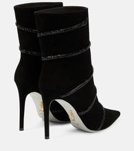 Rene Caovilla Morgana embellished suede boots