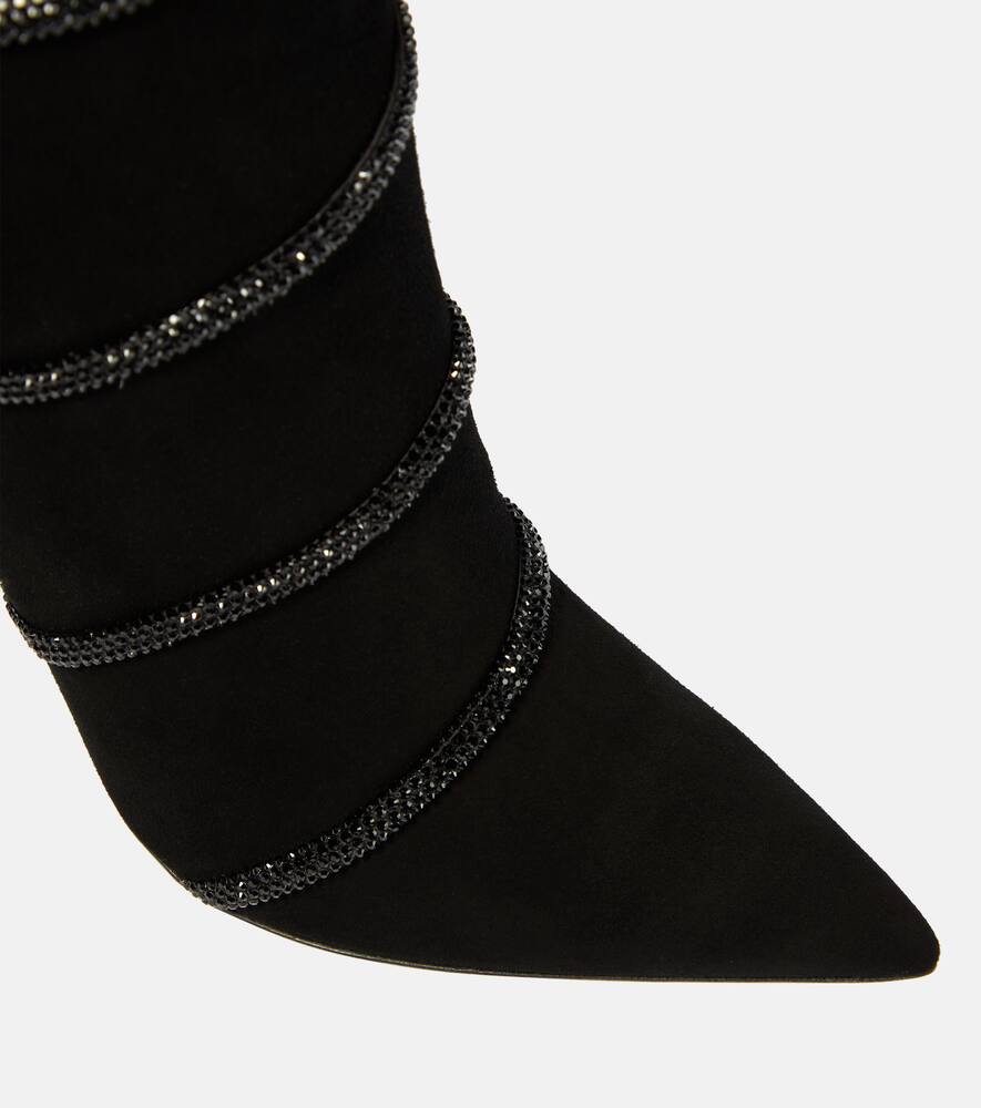 Rene Caovilla Morgana embellished suede boots