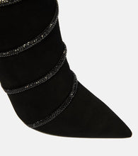 Rene Caovilla Morgana embellished suede boots