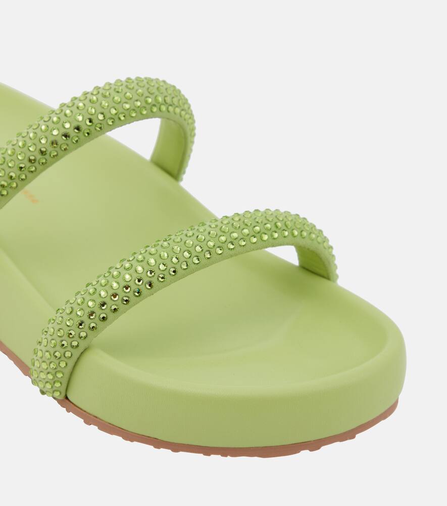 Gianvito Rossi Croisette embellished leather sandals