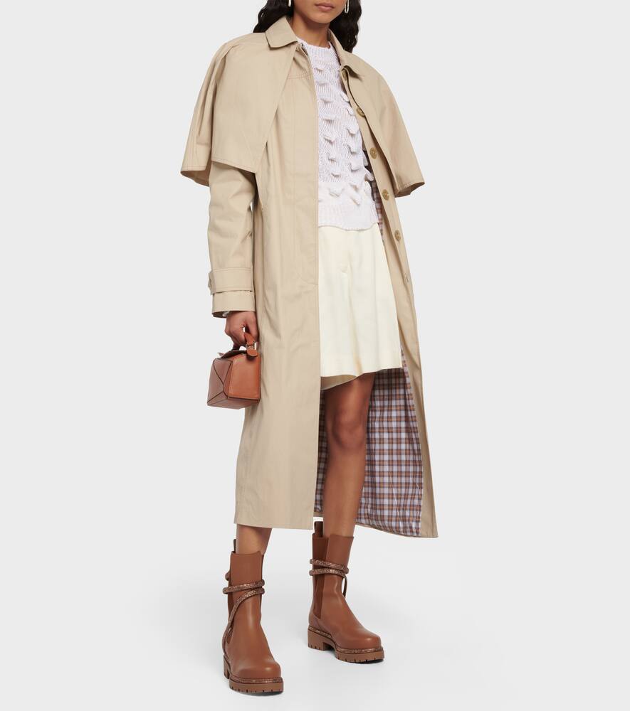 Rene Caovilla Chelsea leather ankle boots