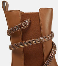 Rene Caovilla Chelsea leather ankle boots