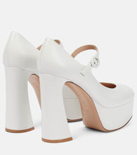 Gianvito Rossi Mary Jane leather pumps