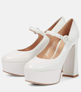 Gianvito Rossi Mary Jane leather pumps
