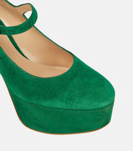 Gianvito Rossi Mary Jane suede leather pumps