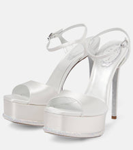 Rene Caovilla Bridal platform pumps