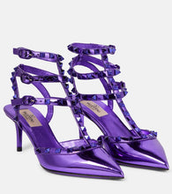 Valentino Garavani Rockstud patent leather pumps