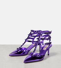 Valentino Garavani Rockstud patent leather pumps