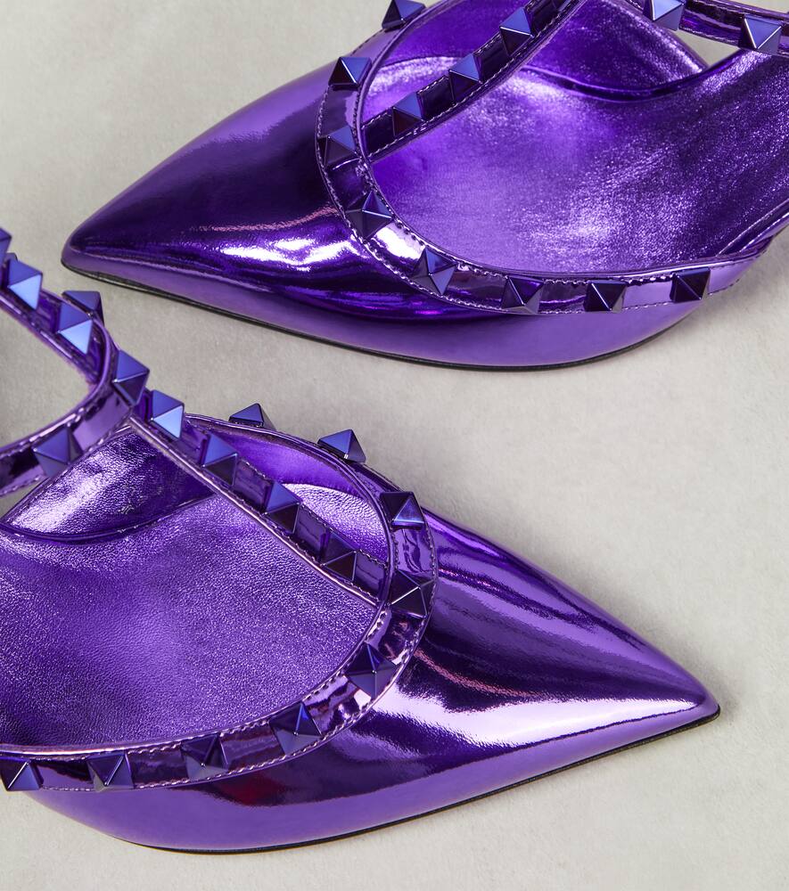 Valentino Garavani Rockstud patent leather pumps